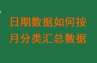 分类汇总如何按月分类（分类汇总的方法及步骤）