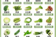 各种蔬菜营养成分表图（蔬菜营养成分表100克）