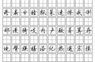 行书常用7000字图片（行书入门100个基本字图片）