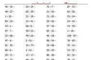 一年级数学下册100以内计算题（一年级数学下册100题计算题）