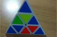三角金字塔魔方教程口诀图片（三角魔方的口诀与步骤图片）